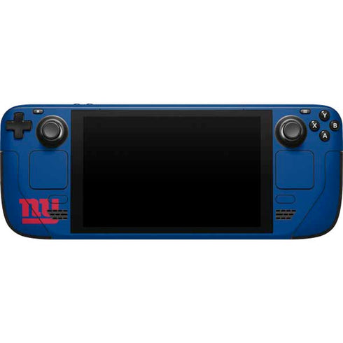 NFL New York Giants Blue Performance Series Steam Deck Handheld Gaming Computer Skin